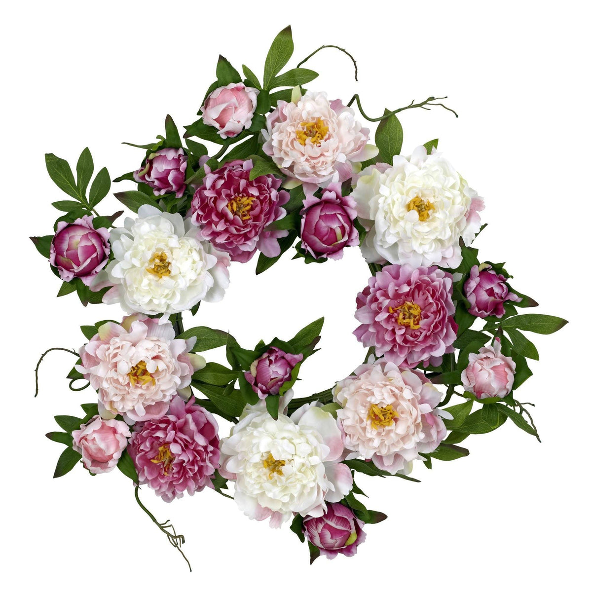 22" Peony Wreath - wreath